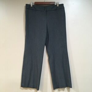 Talbots Signature Flare Dress Pants Womens 12P Gray Career Office Professional